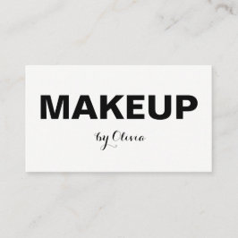 メーキャップアーティストのスタイリッシュでモダンな名刺 名刺