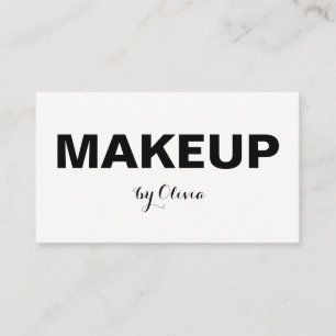 メーキャップアーティストのスタイリッシュでモダンな名刺 名刺