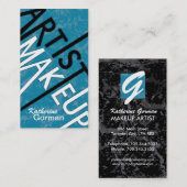 メーキャップアーティストのテンプレートの名刺 名刺 (正面/裏面)