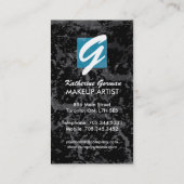 メーキャップアーティストのテンプレートの名刺 名刺 (裏面)