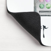 メーキャップアーティストのパレット- "化粧私の芸術"の引用文です マウスパッド (コーナー)