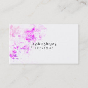 メーキャップアーティストのファッション・デザイナーの美容師 名刺