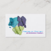 メーキャップアーティストの化粧品の太字 名刺 (裏面)