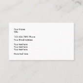 メーキャップアーティストの口紅のデザイン 名刺 (裏面)