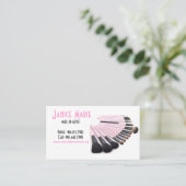 メーキャップアーティストの名刺のサンプルII 名刺 (スタンド正面)