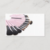 メーキャップアーティストの名刺のサンプルII 名刺 (裏面)