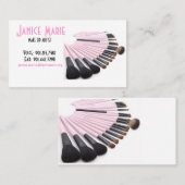 メーキャップアーティストの名刺のサンプルII 名刺 (正面/裏面)