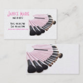 メーキャップアーティストの名刺のサンプルII 名刺 (正面/裏面)