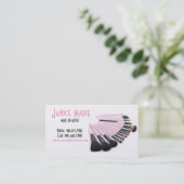 メーキャップアーティストの名刺のサンプルII 名刺 (スタンド正面)