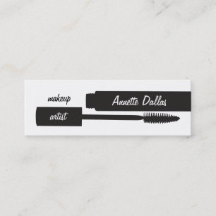 メーキャップアーティストの名刺 スキニー名刺