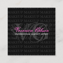 メーキャップアーティストの名刺 スクエア名刺