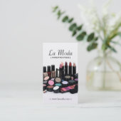 メーキャップアーティストの名刺 予約カード (スタンド正面)