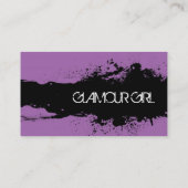 メーキャップアーティストの名刺 名刺 (裏面)