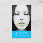 メーキャップアーティストの名刺 名刺 (裏面)