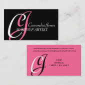 メーキャップアーティストの名刺 名刺 (正面/裏面)