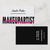 メーキャップアーティストの名刺 名刺 (正面/裏面)