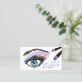 メーキャップアーティストの名刺 名刺 (スタンド正面)