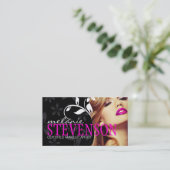 メーキャップアーティストの名刺 名刺 (スタンド正面)