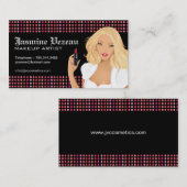 メーキャップアーティストの名刺 名刺 (正面/裏面)