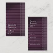 メーキャップアーティストの名刺 名刺 (正面/裏面)