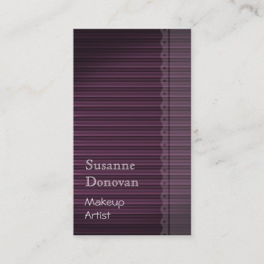 メーキャップアーティストの名刺 名刺 (正面)