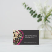 メーキャップアーティストの名刺 名刺 (スタンド正面)