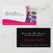 メーキャップアーティストの名刺 名刺 (正面/裏面)