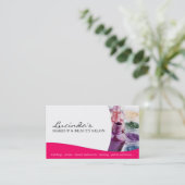 メーキャップアーティストの名刺 名刺 (スタンド正面)