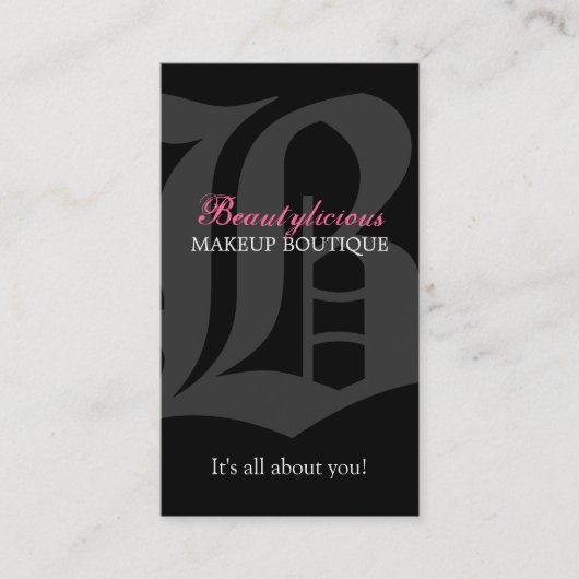 メーキャップアーティストの名刺 名刺 (正面)