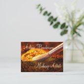 メーキャップアーティストの名刺 名刺 (スタンド正面)