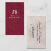 メーキャップアーティストの名刺 名刺 (正面/裏面)