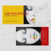 メーキャップアーティストの名刺 名刺 (正面/裏面)