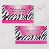 メーキャップアーティストの名刺 名刺 (正面/裏面)