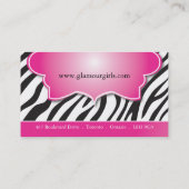 メーキャップアーティストの名刺 名刺 (裏面)