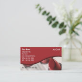 メーキャップアーティストの名刺 名刺 (スタンド正面)