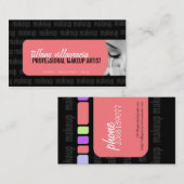 メーキャップアーティストの名刺 名刺 (正面/裏面)