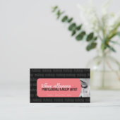 メーキャップアーティストの名刺 名刺 (スタンド正面)