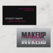 メーキャップアーティストの名刺 名刺 (正面/裏面)