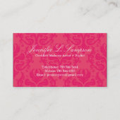 メーキャップアーティストの名刺 名刺 (裏面)