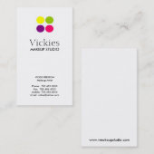 メーキャップアーティストの名刺 名刺 (正面/裏面)