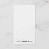 メーキャップアーティストの名刺 名刺 (裏面)