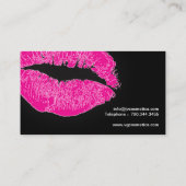 メーキャップアーティストの名刺 名刺 (裏面)