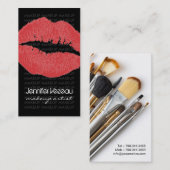 メーキャップアーティストの名刺 名刺 (正面/裏面)