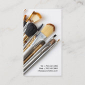 メーキャップアーティストの名刺 名刺 (裏面)