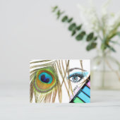 メーキャップアーティストの名刺 名刺 (スタンド正面)