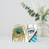 メーキャップアーティストの名刺 名刺 (スタンド正面)