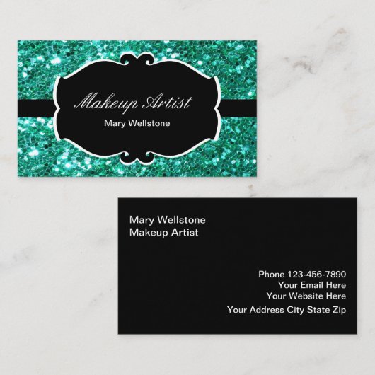 メーキャップアーティストの名刺 名刺 (正面/裏面)