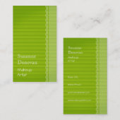 メーキャップアーティストの名刺 名刺 (正面/裏面)