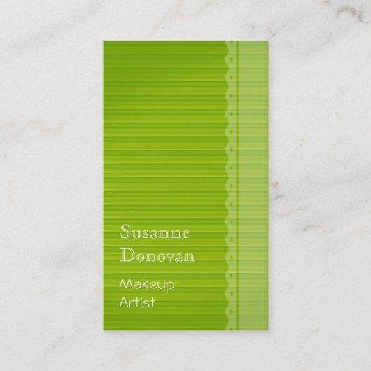 メーキャップアーティストの名刺 名刺 (正面)