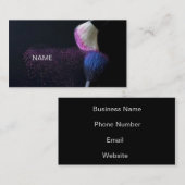 メーキャップアーティストの名刺 名刺 (正面/裏面)